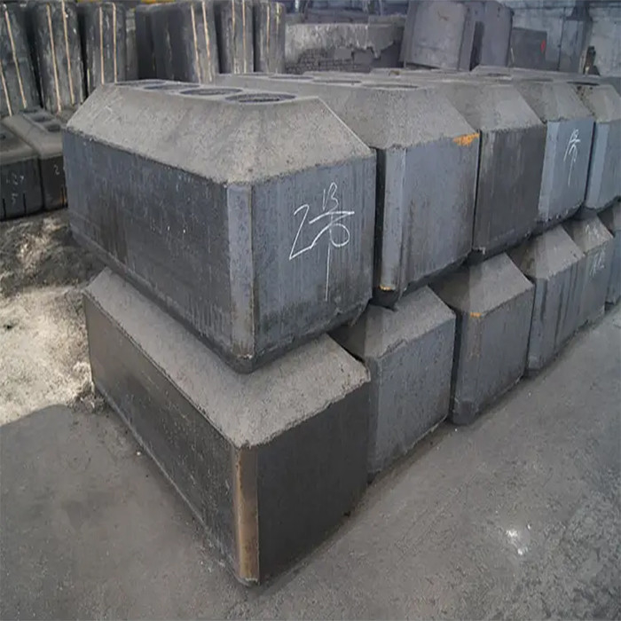 1.6-1.8 G/cm3 چگالی بلوک کربن آنود با شکل مربع و محتوای خاکستری 0.3-0.5%