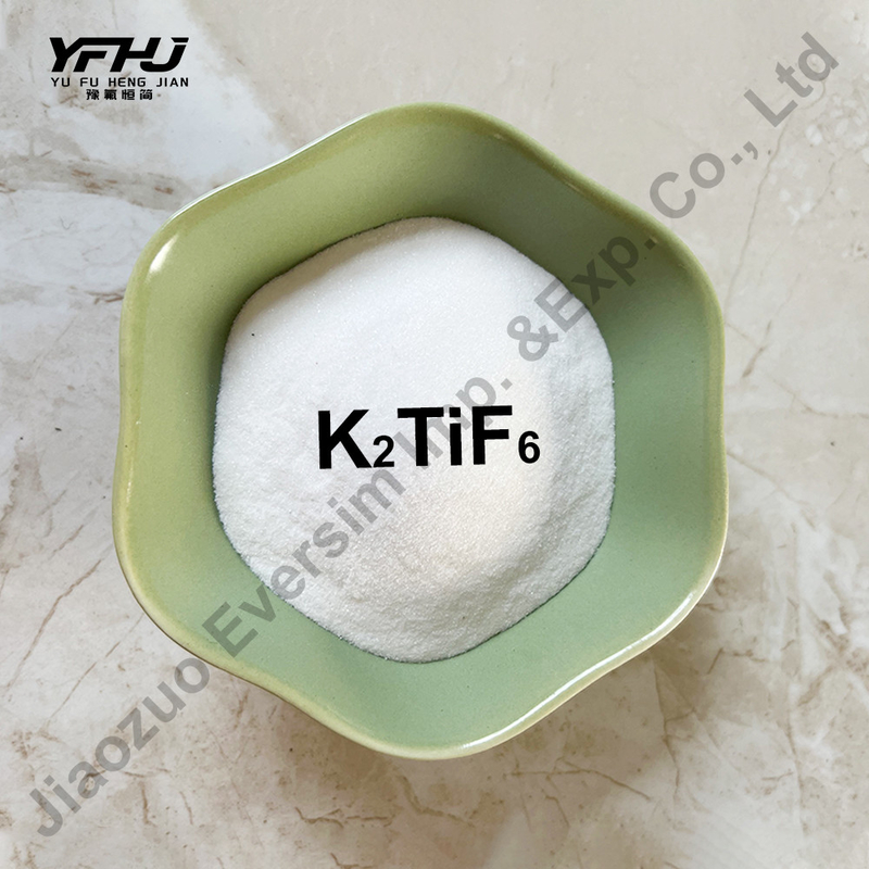 CAS 16919-27-0 پودر سفید فلوروتینات پتاسیم K2 (TiF6) برای صنعت شیشه