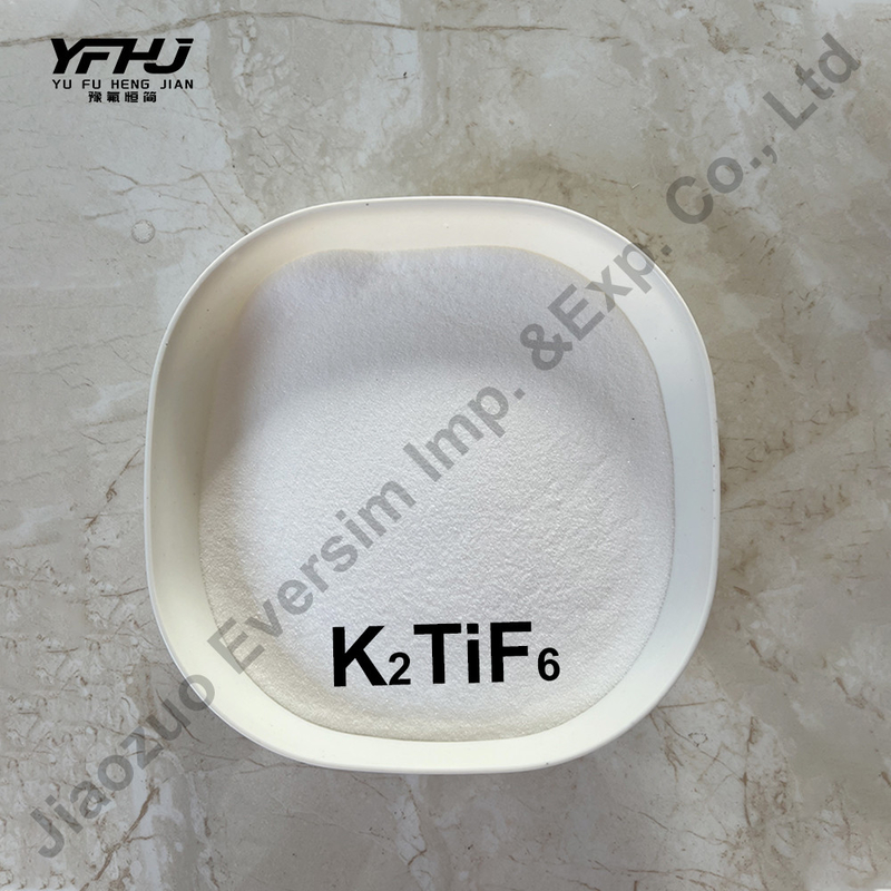CAS 16919-27-0 پودر سفید فلوروتینات پتاسیم K2 (TiF6) برای صنعت شیشه