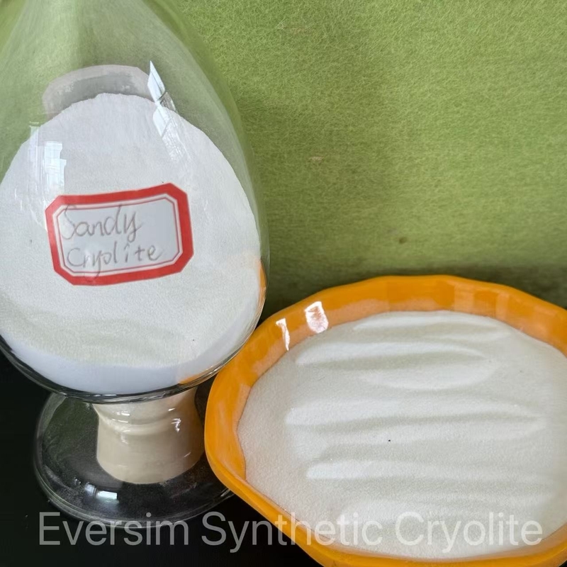 محصولات شیمیایی با کیفیت بالا کریولیت مصنوعی Na3AlF6 برای صنایع سرامیکی و خیس کننده