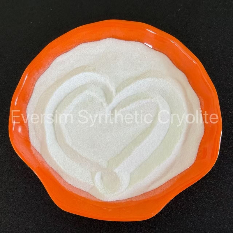 محصول شیمیایی با خلوص بالا CAS15096-52-3 200 مش Na3AlF6 کرایولیت سدیم 99.9٪ برای صنعت ساینده