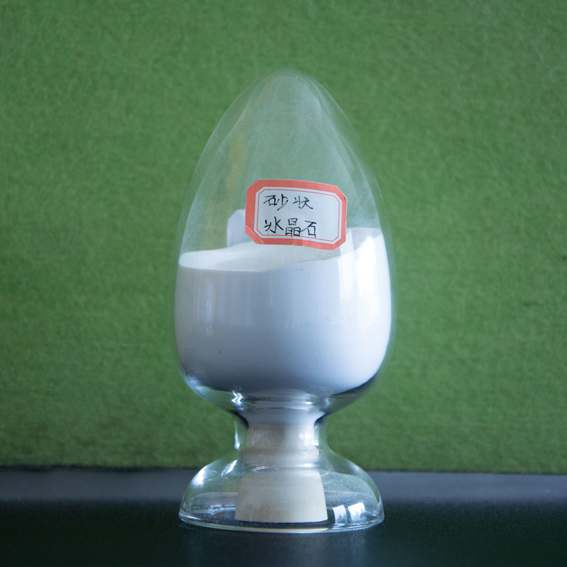 محصول شیمیایی CAS15096-52-3 کریولیت مصنوعی Na3AlF6 سفید شنی برای صنعت سرامیک